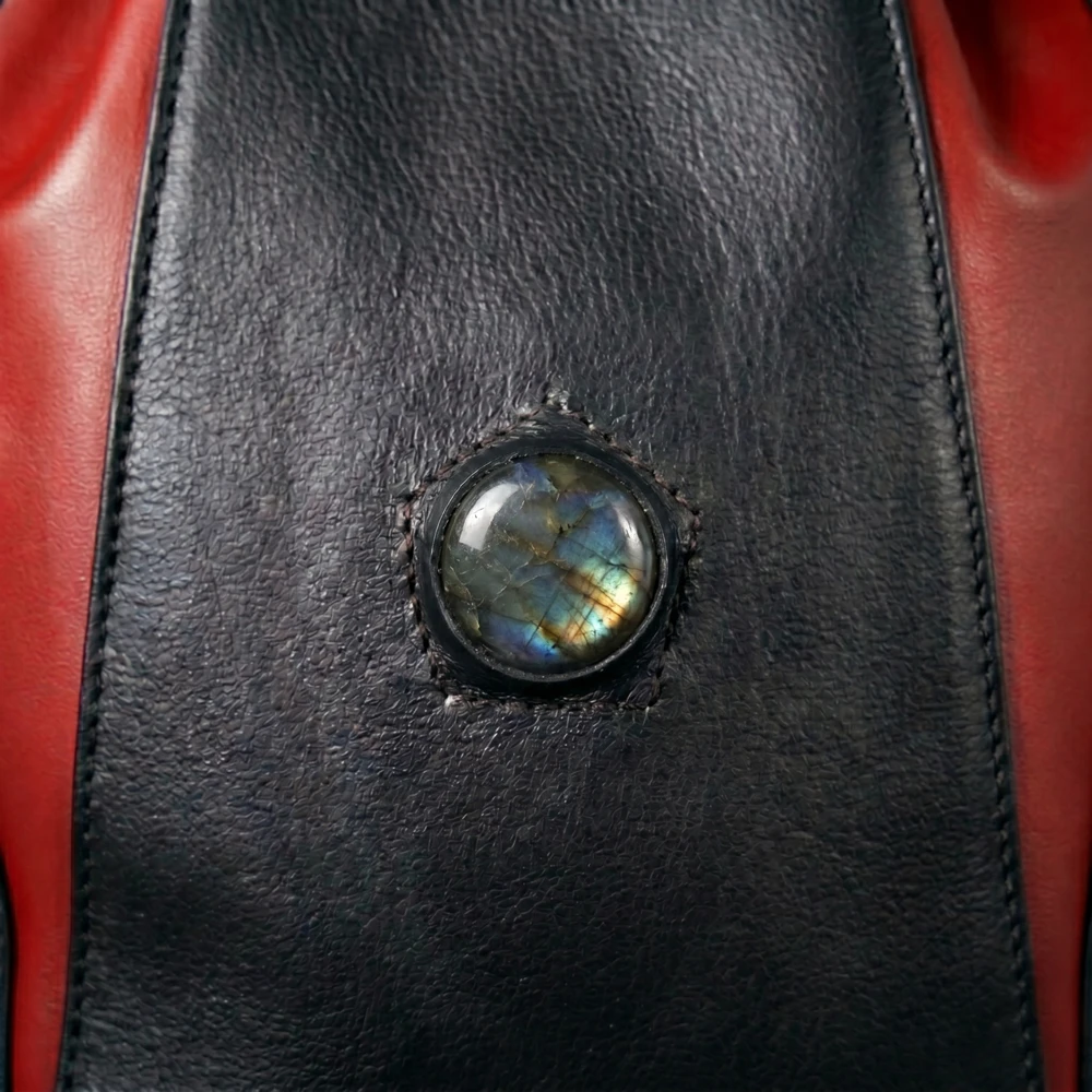 sac 100% cuir naturel au maroc noir