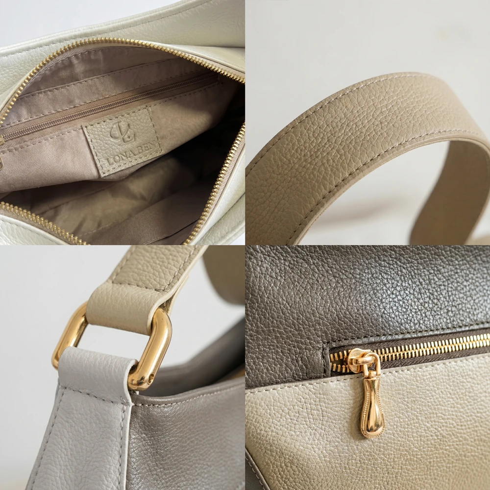 sac 100% cuir naturel au maroc beige