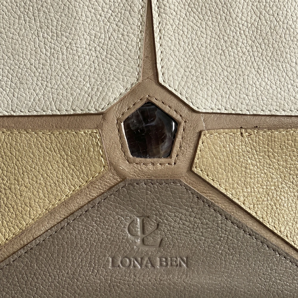 sac 100% cuir naturel au maroc beige