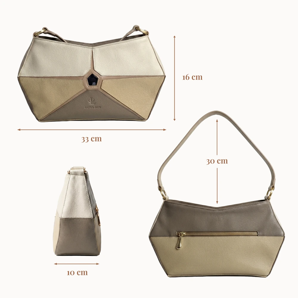 sac 100% cuir naturel au maroc beige