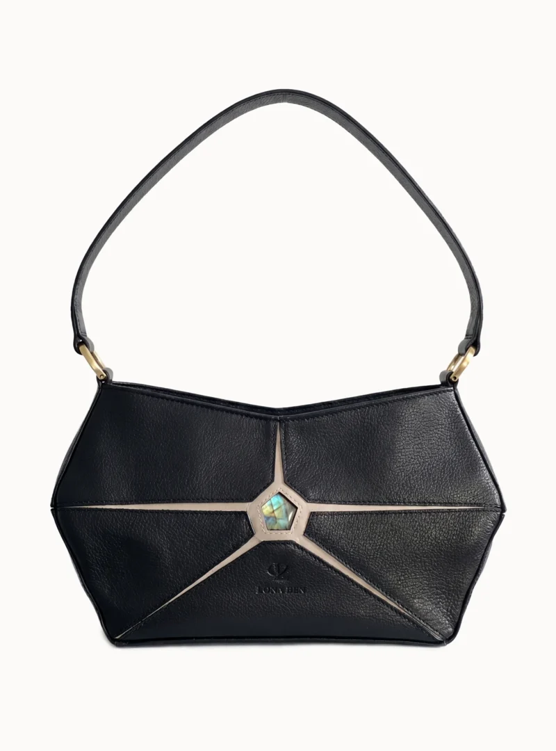 sac 100% cuir naturel au maroc noir creme