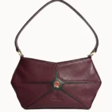 sac 100% cuir naturel au maroc bordeaux