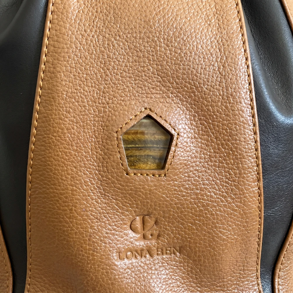 sac 100% cuir naturel au maroc camel et chocolat